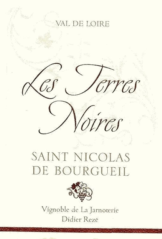 Vignoble de la Jarnoterie Saint Nicolas de Bourgueil 2014 Front Label