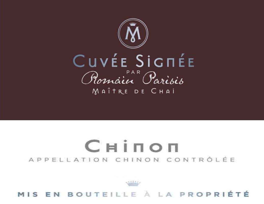 Vignoble du Paradis Chinon Cuvee Signee 2010 Front Label
