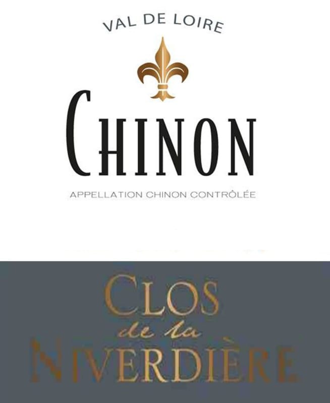 Vignoble du Paradis Chinon Clos de la Niverdiere 2012 Front Label