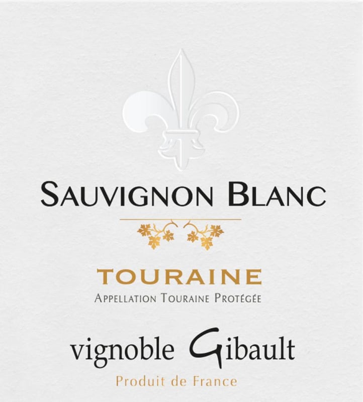 Vignoble Gibault Touraine Sauvignon Blanc 2014 Front Label