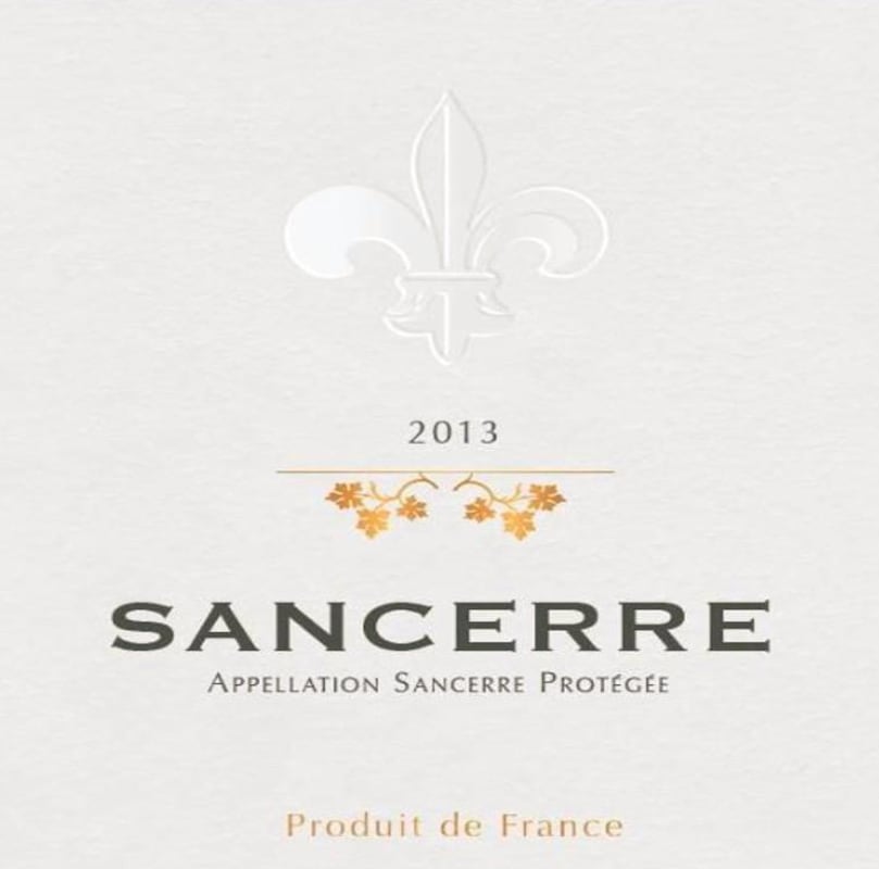 Vignoble Gibault Sancerre 2013 Front Label