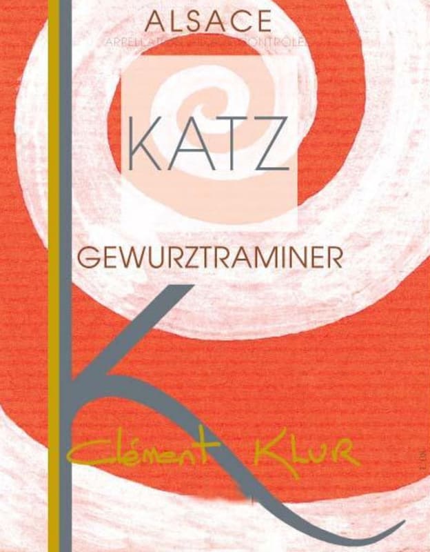 Vignoble Klur Katz Gewurztraminer 2014 Front Label