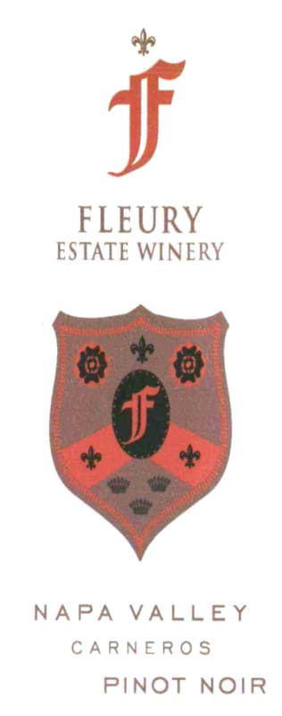 Fleury Estate Winery Pinot Noir 2006 Front Label