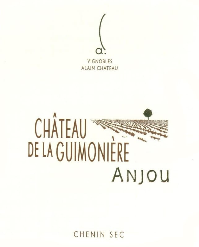 Vignobles Alain Chateau Anjou Chateau de la Guimoniere Blanc Sec 2012 Front Label