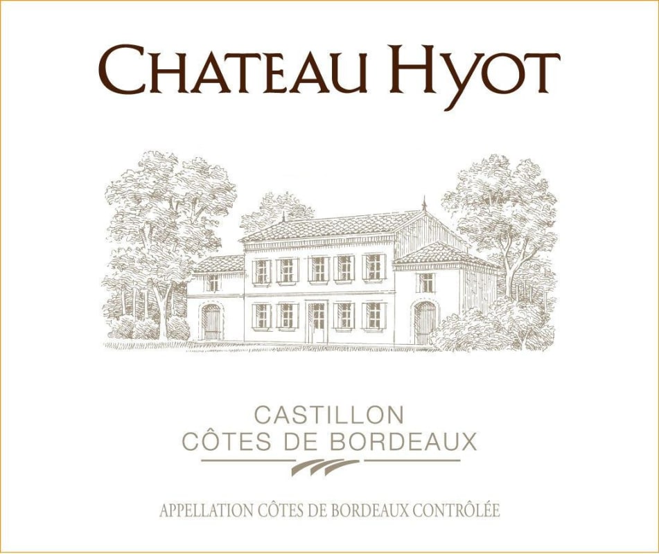 Vignobles Aubert Chateau Hyot 2013 Front Label
