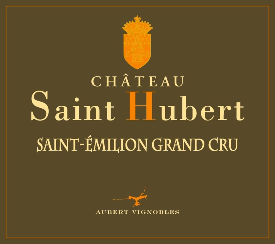 Vignobles Aubert Saint-Emilion Grand Cru Chateau Saint Hubert 2015 Front Label