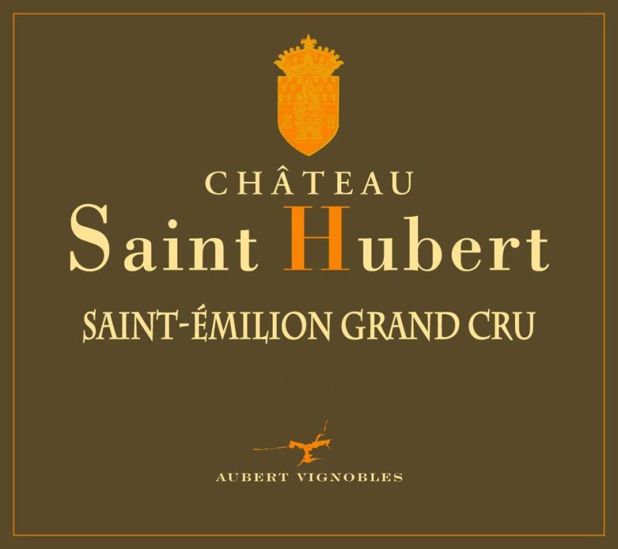 Vignobles Aubert Saint-Emilion Grand Cru Chateau Saint Hubert 2008 Front Label
