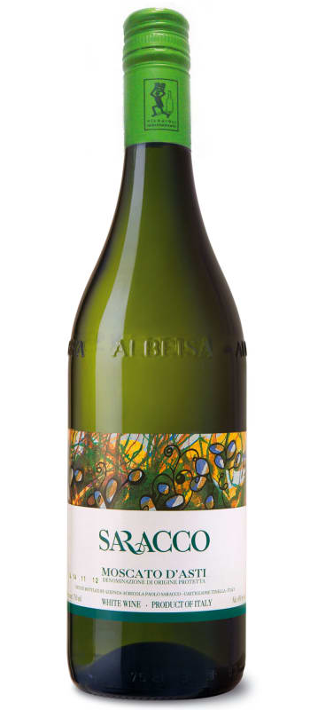 Saracco Moscato d'Asti 2017 Front Bottle Shot