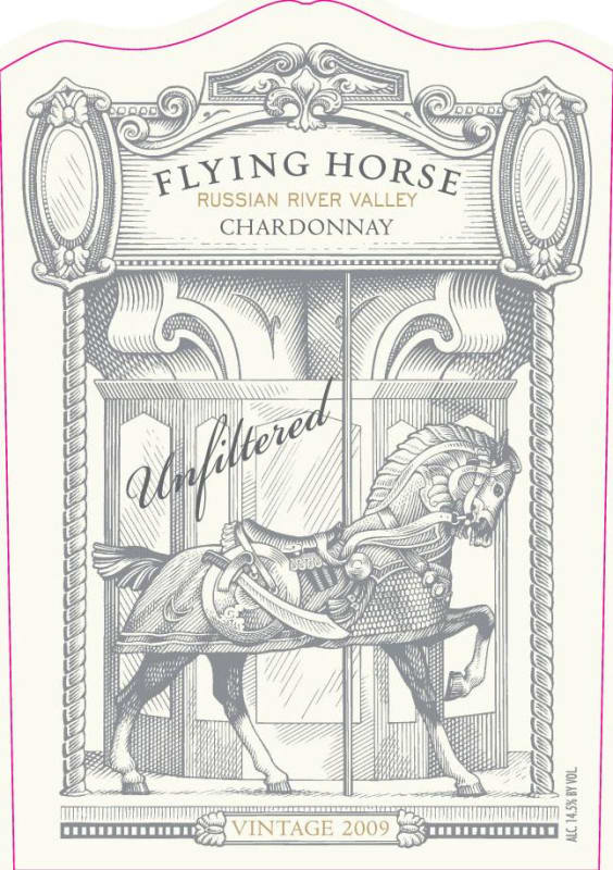 Flying Horse Chardonnay 2009 Front Label
