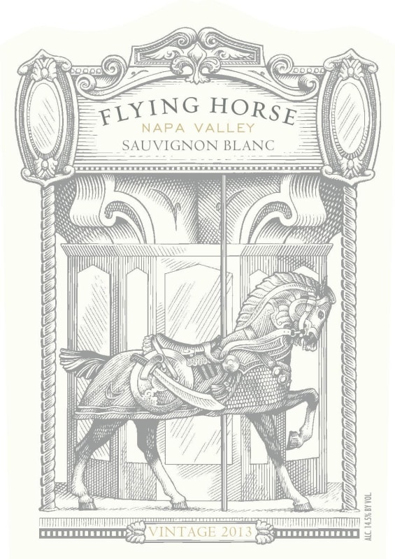 Flying Horse Sauvignon Blanc 2013 Front Label