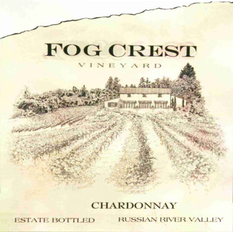 Fog Crest Vineyard Estate Chardonnay 2007 Front Label