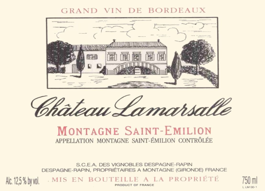 Vignobles Despagne-Rapin Chateau Lamarsalle 2009 Front Label