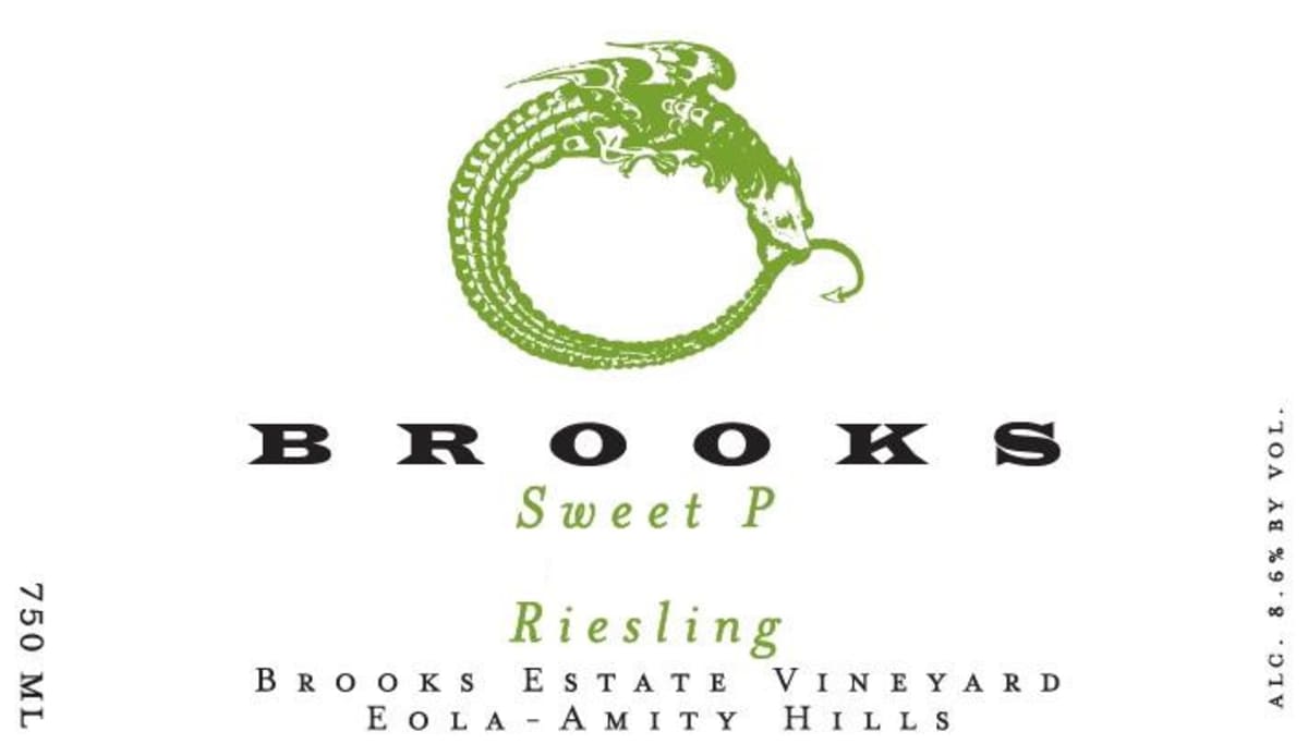 Brooks Sweet P Riesling 2012 Front Label