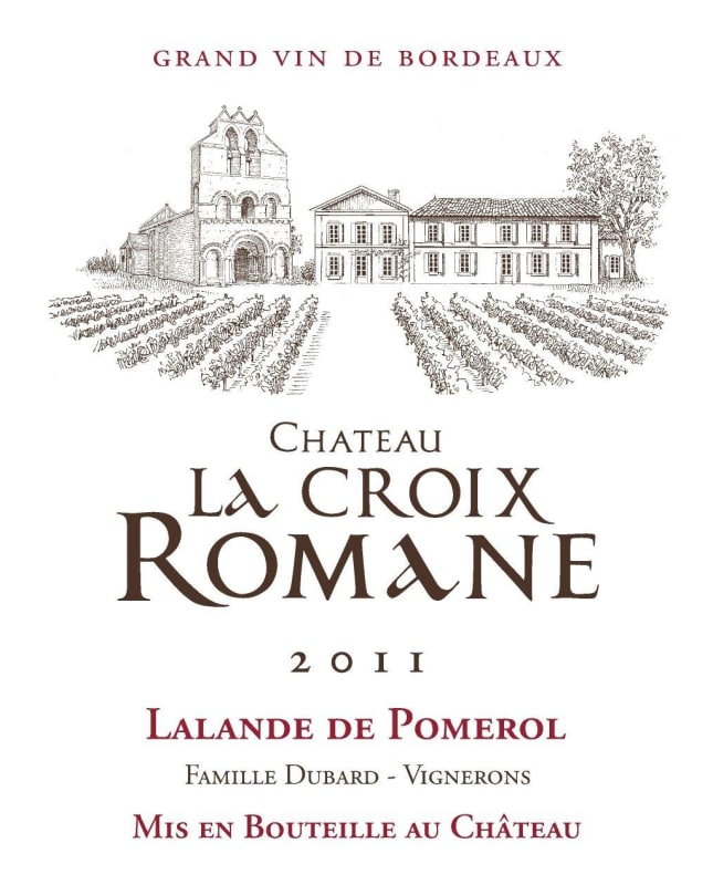 Chateau La Croix Romane Lalande de Pomerol 2011 Front Label