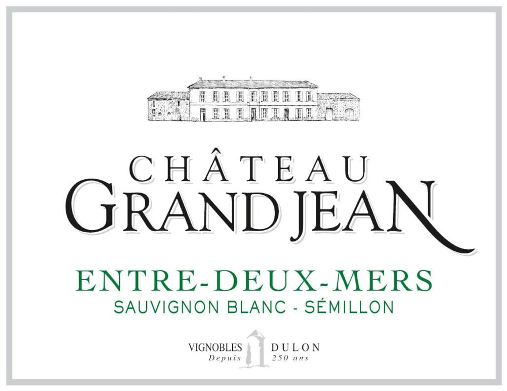 Vignobles Dulon Entre-deux-Mers Chateau Grand Jean 2014 Front Label