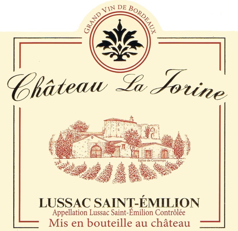 Vignobles Fagard Chateau La Jorine 2011 Front Label