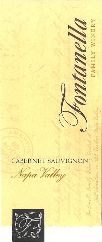 Fontanella Family Winery Cabernet Sauvignon 2013 Front Label