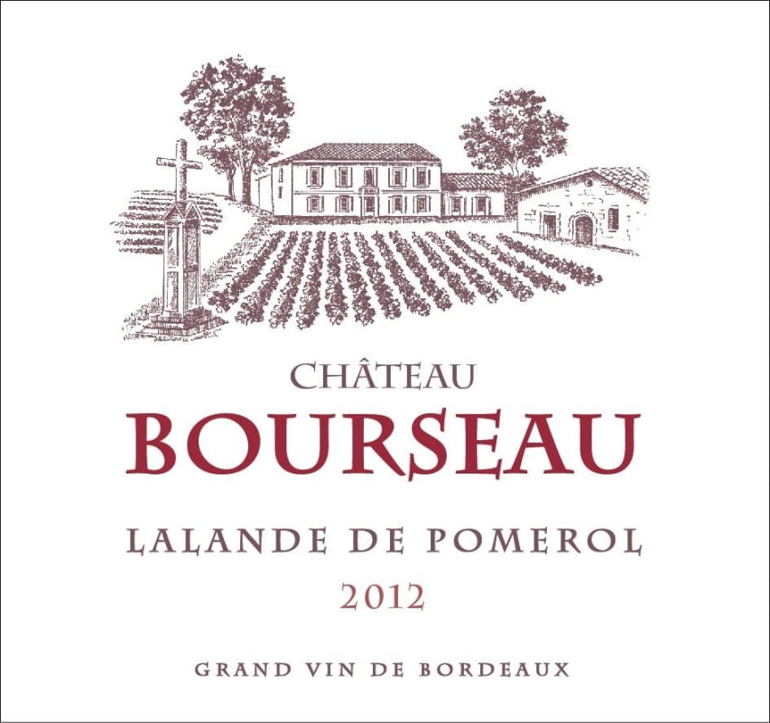 Vignobles Gaboriaud Lalande de Pomerol Chateau Bourseau 2012 Front Label