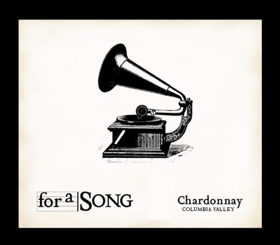 For A Song Wines Chardonnay 2012 Front Label