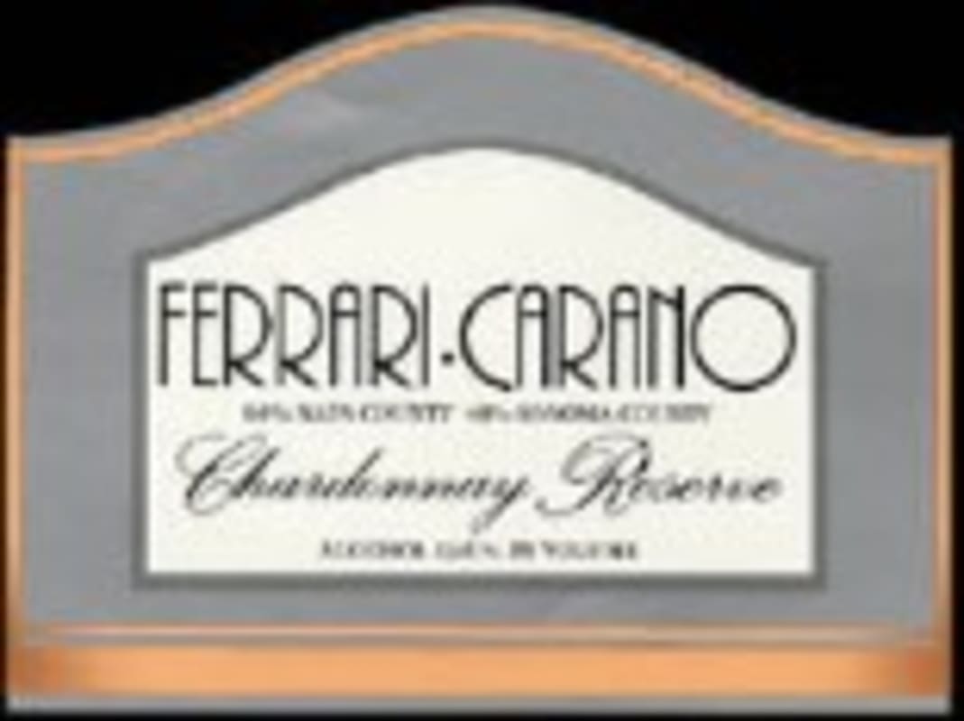 Ferrari-Carano Reserve Chardonnay 1996 Front Label