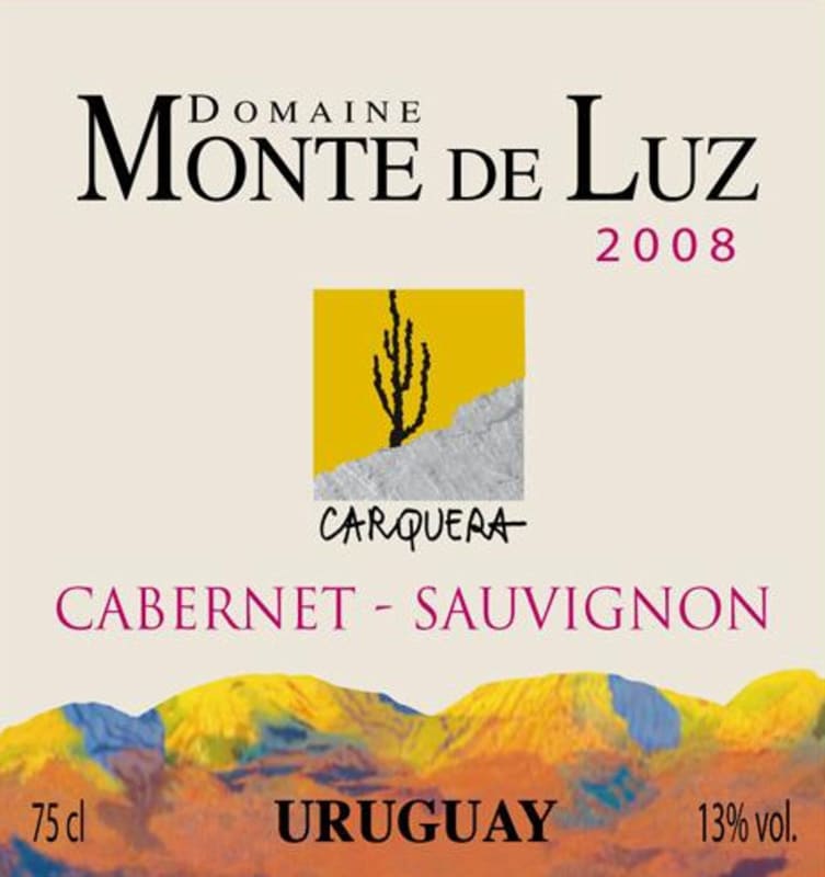 Vignobles Lesgourgues Domaine Monte de Luz Carquera Cabernet-Sauvignon 2008 Front Label