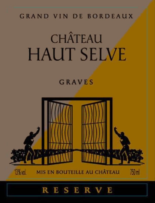 Vignobles Lesgourgues Chateau Haut Selve Reserve 2006 Front Label