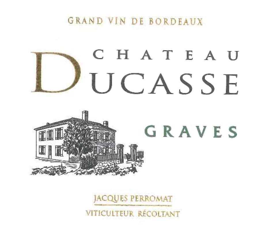 Vignobles M&J Perromat Chateau Ducasse Blanc 2015 Front Label