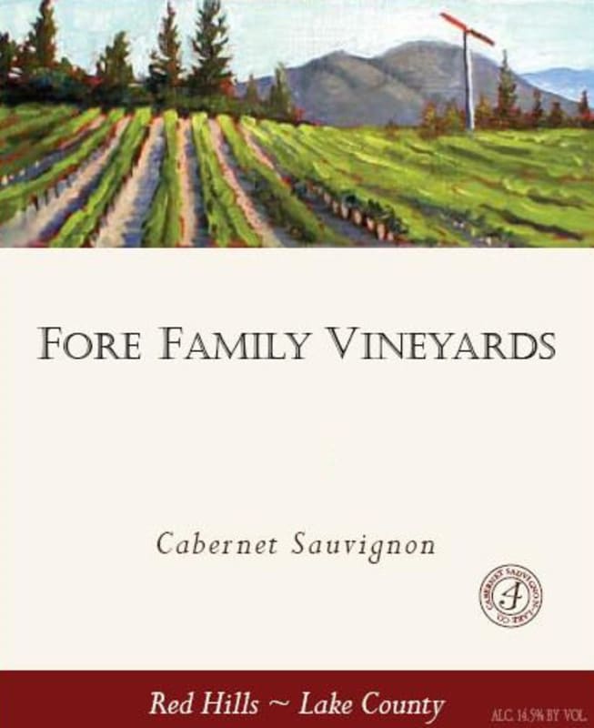 Fore Family Vineyards Cabernet Sauvignon 2009 Front Label