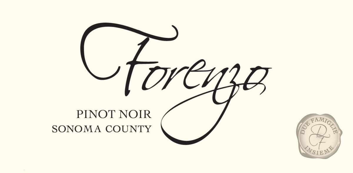Forenzo Vineyards Pinot Noir 2012 Front Label