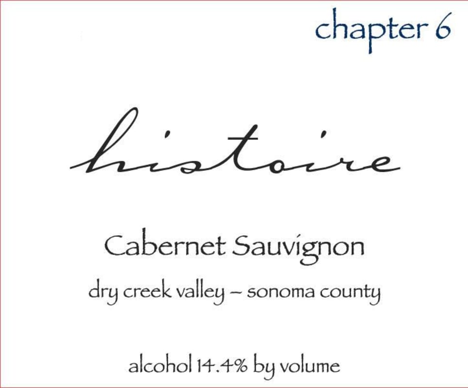 Forth Vineyards Histoire Cabernet Sauvignon 2013 Front Label