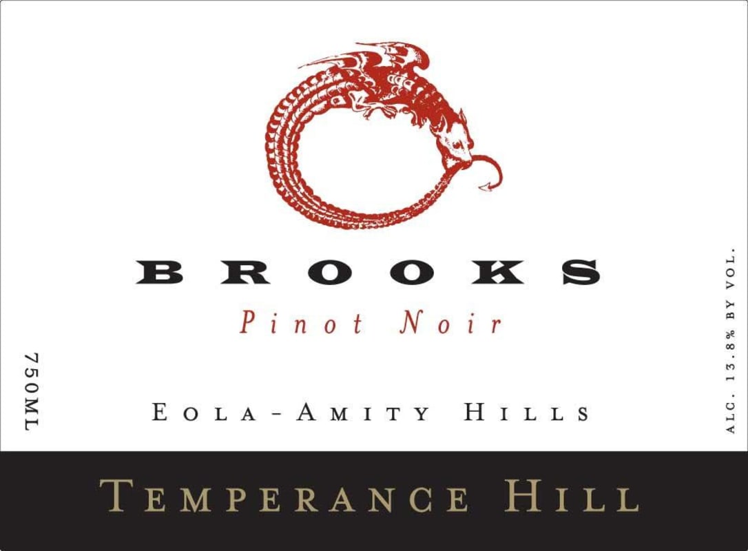 Brooks Temperance Hill Pinot Noir 2010 Front Label