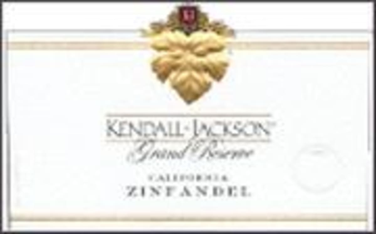 Kendall-Jackson Grand Reserve Zinfandel 1998 Front Label