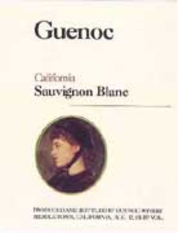 Guenoc California Sauvignon Blanc 2000 Front Label