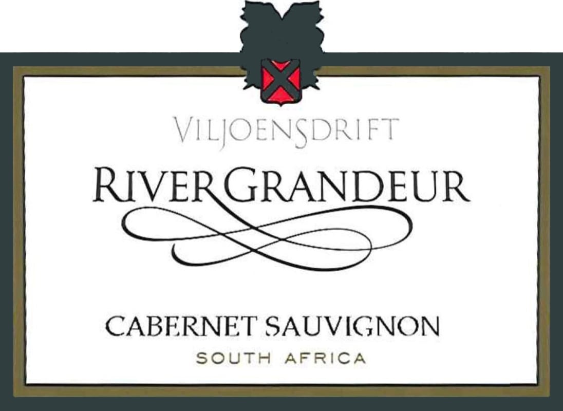 Viljoensdrift River Grandeur Cabernet Sauvignon 2015 Front Label