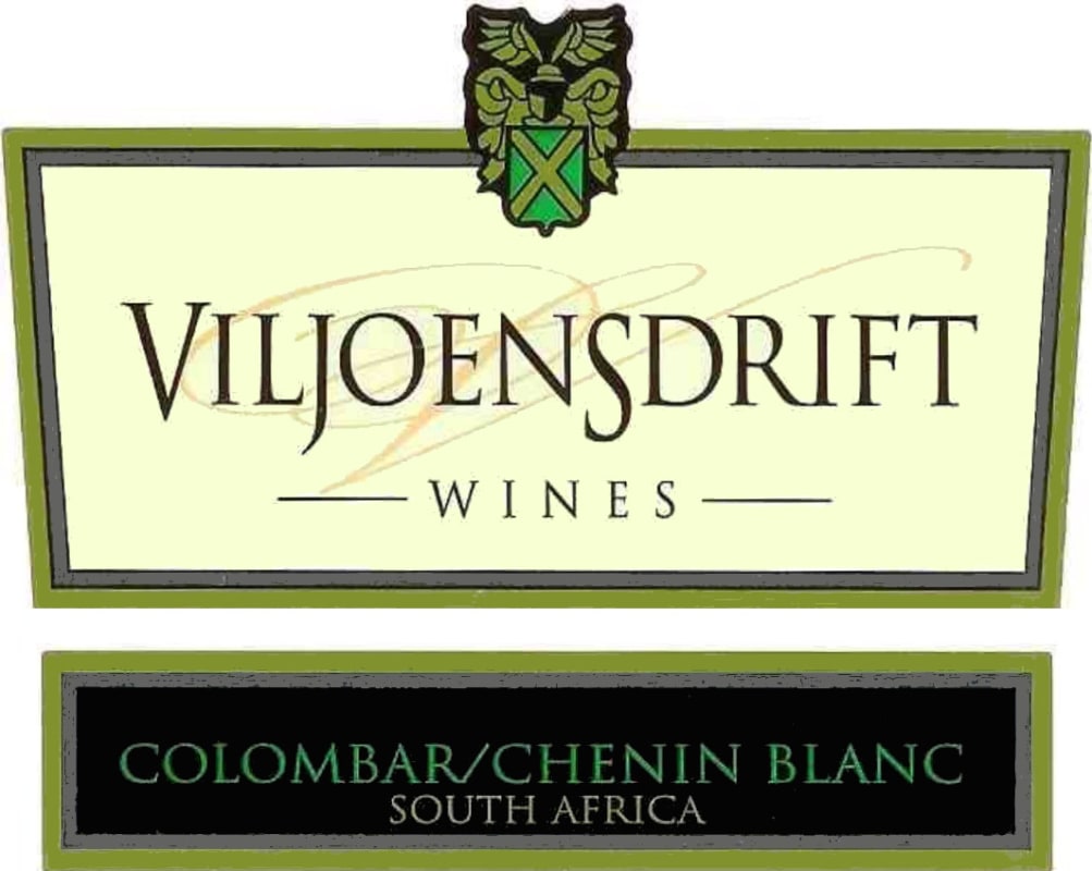 Viljoensdrift Colombar Chenin Blanc 2009 Front Label