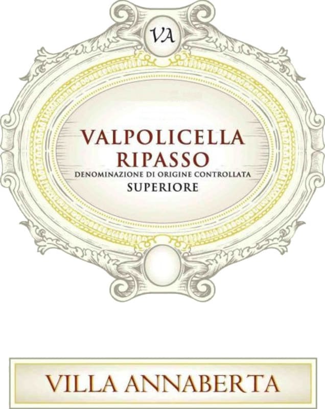Villa Annaberta Valpolicella Ripasso Superiore 2014 Front Label
