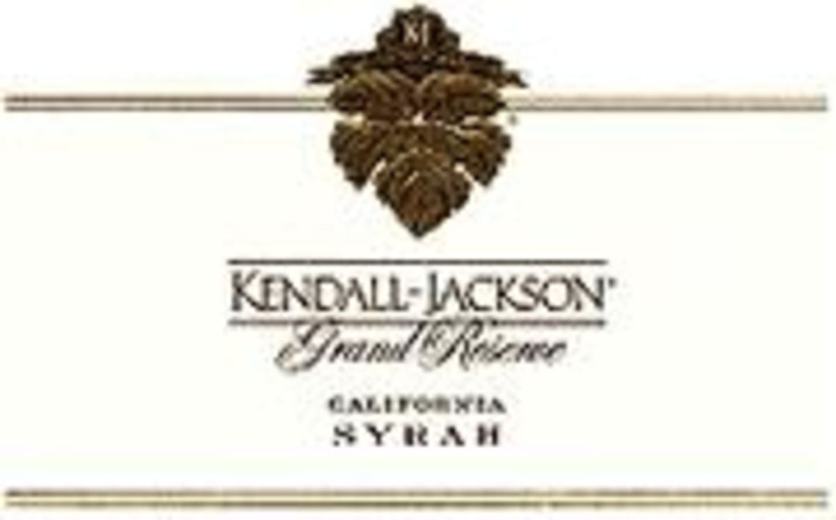 Kendall-Jackson Grand Reserve Syrah 1995 Front Label