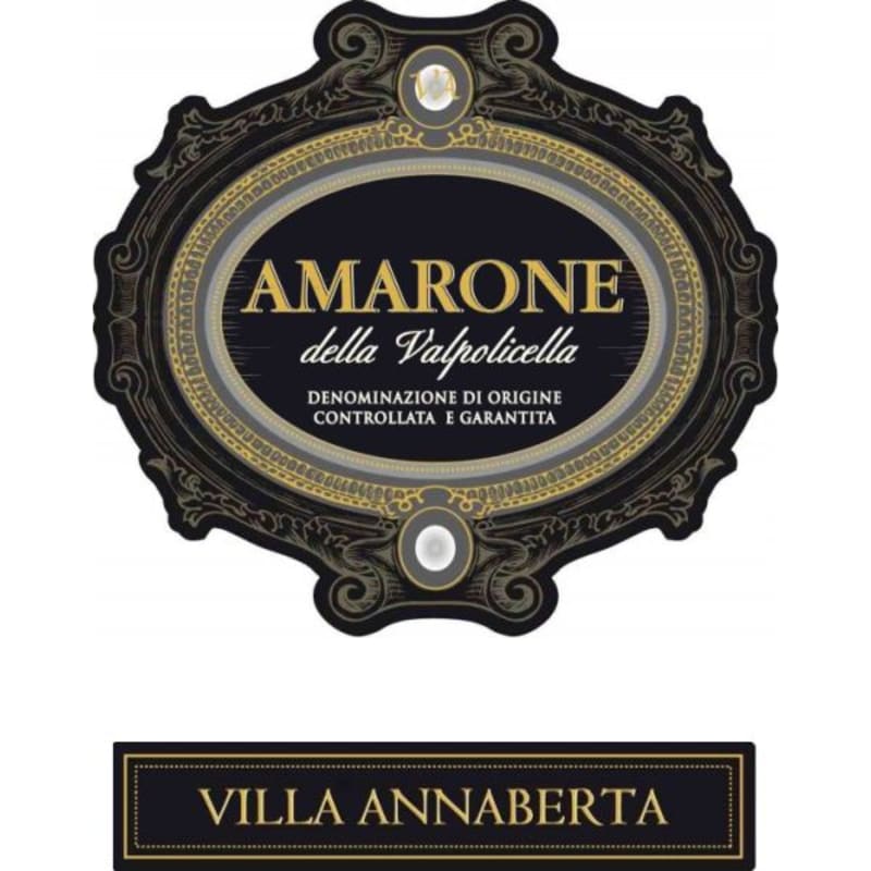 Villa Annaberta Amarone della Valpolicella 2012 Front Label