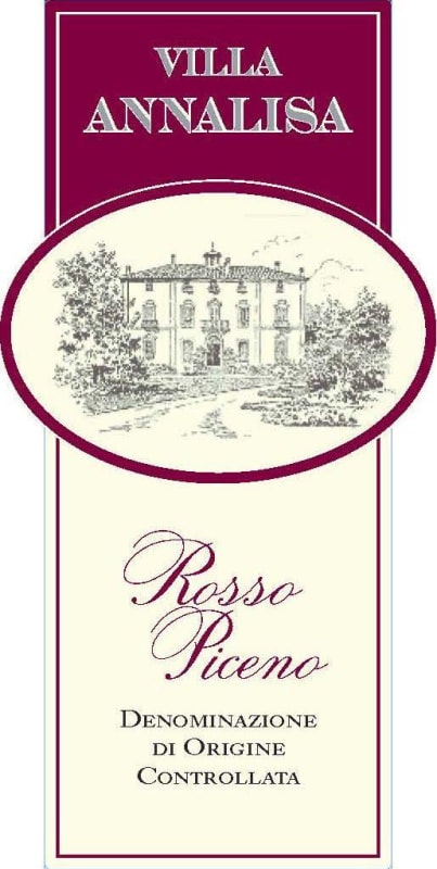 The Ocean Howler Rosso Piceno 2012 Front Label