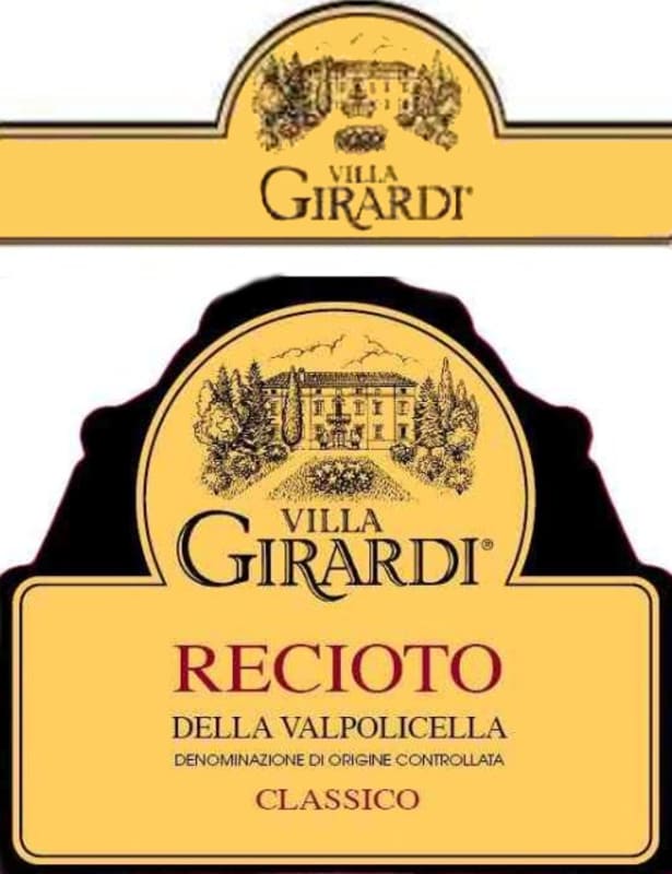 Villa Girardi Recioto della Valpolicella 2008 Front Label
