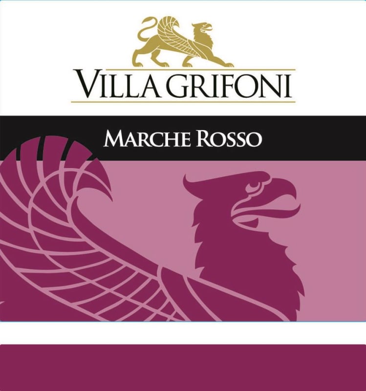Villa Grifoni Azienda Biologica Marche Imperium Rosso 2013 Front Label