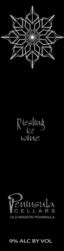 Forty-Five North Vineyard & Winery Ice Wine Riesling 2013 Front Label