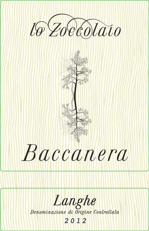 Villa Lanata Lo Zoccolaio Baccanera Rosso 2012 Front Label