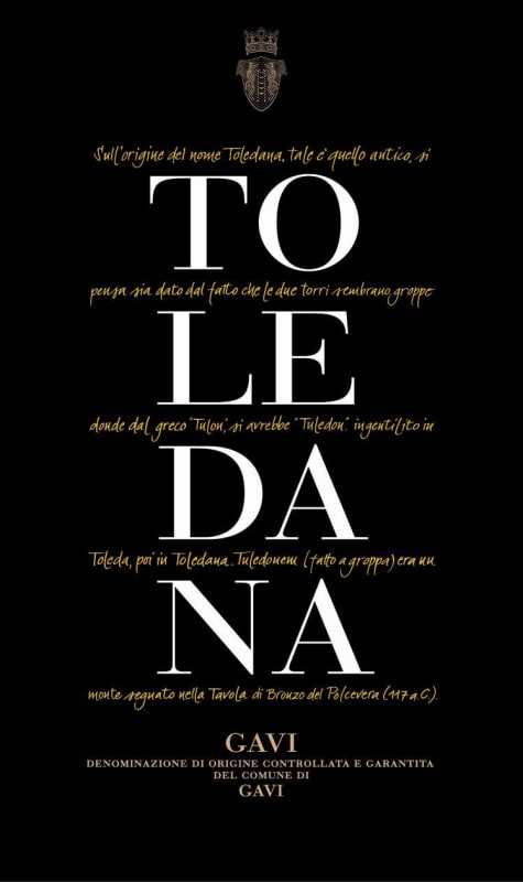 Villa Lanata Gavi del Comune di Gavi La Toledana Toledana 2011 Front Label