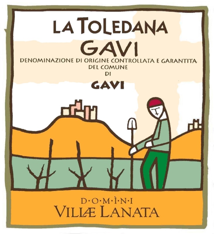 Villa Lanata Gavi del Comune di Gavi La Toledana La Toledana Raccolto Tarvo 2005 Front Label