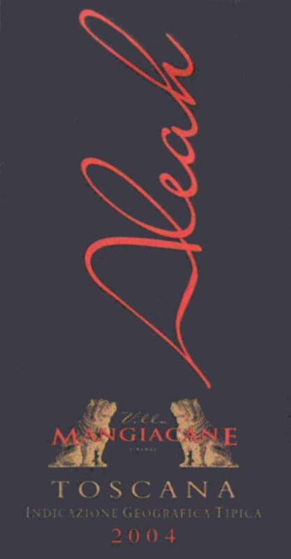 Villa Mangiacane Toscana Aleah 2004 Front Label
