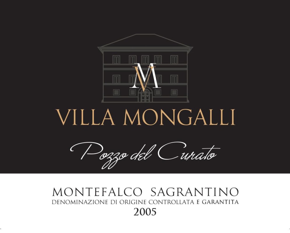 Villa Mongalli Montefalco Sagrantino Pozzo del Curato 2005 Front Label