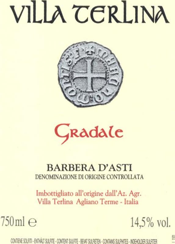 Quinta de Loureiro Barbera d'Asti Gradale 2011 Front Label