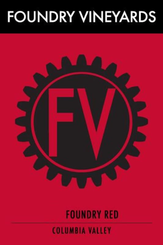 Foundry Vineyards FV Red 2012 Front Label