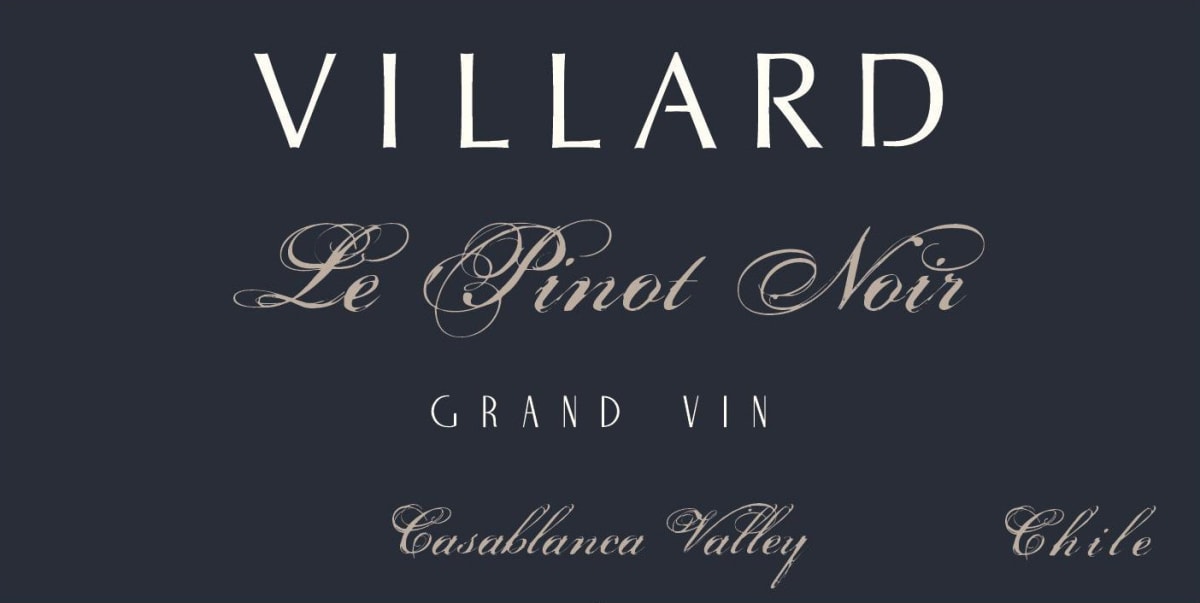 Villard Estate Grand Vin Le Pinot Noir 2013 Front Label